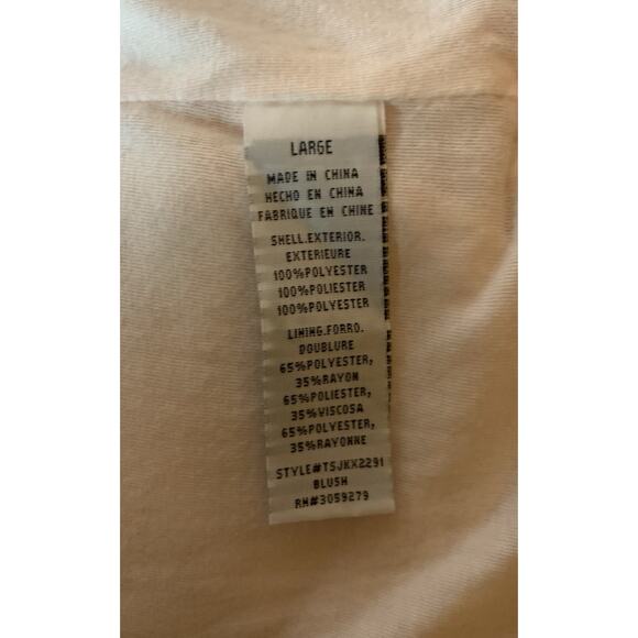 Thread & Supply Nordstrom Women's L Large Pink Sherpa Quarter Zip Fuzzy Pullover - Picture 11 of 12